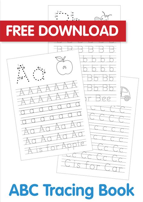 Free Abc Tracing Printable Bright Star Kids