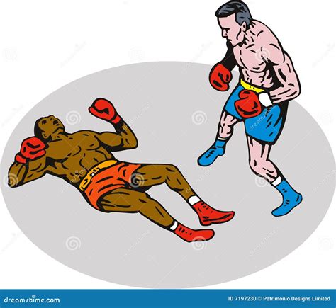 Boxing Knockout Winner Stock Vector Illustration Of Winner 7197230