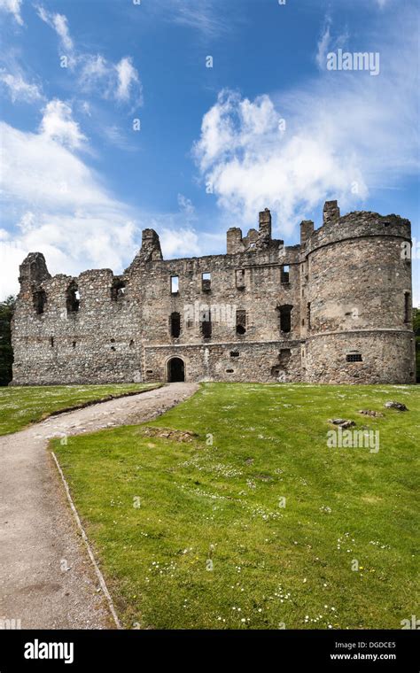 Balvenie Castle Ruins At Dufftown In Moray Scotland Stock Photo Alamy