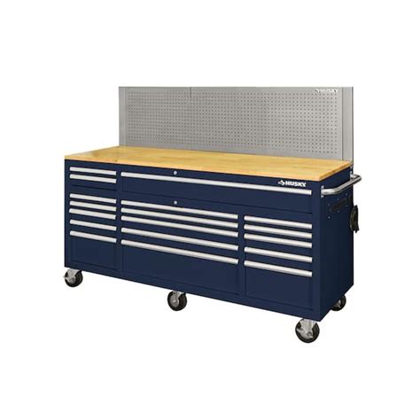 Reviews For Husky 72 In W X 24 In D 18 Drawer Standard Duty Mobile