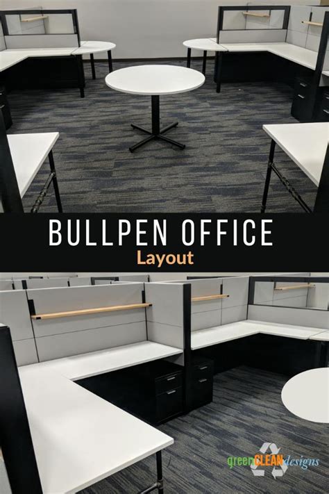 Bullpen Office Layout In 2021 Bullpen Office Office Layout Layout