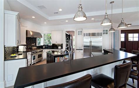 Even if you are just remodeling your kitchen, the incorporation of. Absolute Black Granite - Contemporary - Kitchen - miami ...