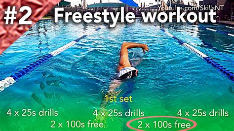 Freestyle Swimming Workout 2 Technique Distance Per Stroke And Speed