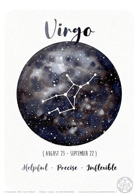 110 days remain until the end of the year. Astrology Card - Zodiac Signs - Virgo, Horoscope, Planets ...