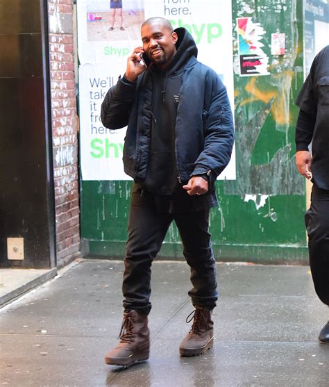 Kanye West in the Yeezy 950 Duck Boots | Vogue