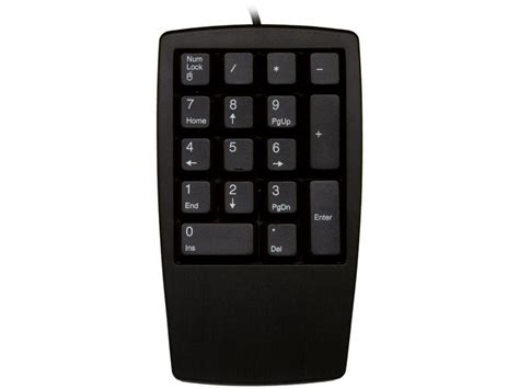 Black 17 Key Usb Numeric Keypad Kbc 9880 The Keyboard Company