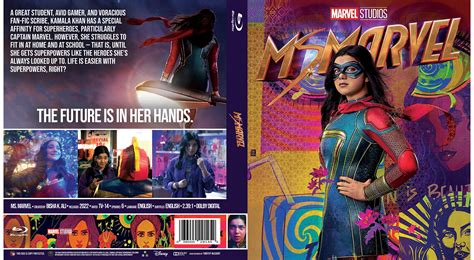 ms marvel custom blu ray cover w case no disc etsy