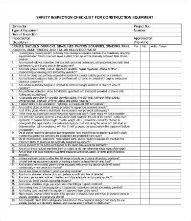 Preventive maintenance form, and more excel templates for 5s, standard work, and continuous process improvement. 15+ Equipment Maintenance Checklist Templates (With images ...