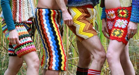 Forget Mens Penis Fashions Crochet Shorts For Guys Will Brighten Up