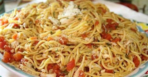 Angel hair pasta with crab and mushroomslori's culinary creations. Angel Hair Pasta with Crab with Angel Hair, Butter, Extra ...