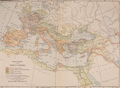 Development Of The Roman Empire 1907 By Earle Dow 1868 1946 From