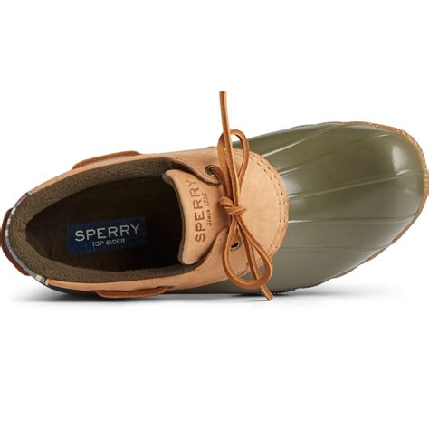 Sperry Top Sider Women Saltwater 1 Eye Leather Duck Boot Ebay