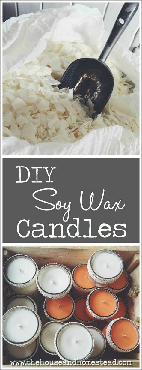 Homemade Soy Wax Candles A Step By Step Tutorial For Making Scented