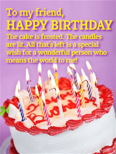 But yes, this word reminds me of those special people. You Mean The World To Me - Happy Birthday Wishes Card for ...
