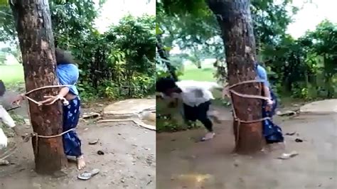 Woman Tied To Tree Brutally Assaulted On Suspicion Of Extra Marital
