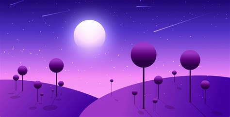 1500x768 Resolution Purple 4k Strange Planet Illustrator 1500x768