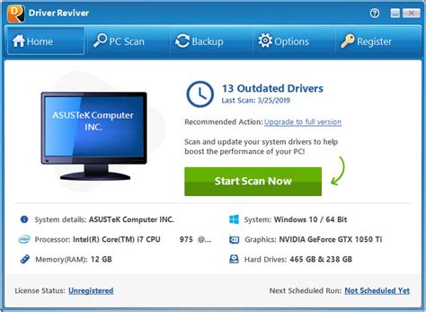 Driver Reviver Driver Update Software