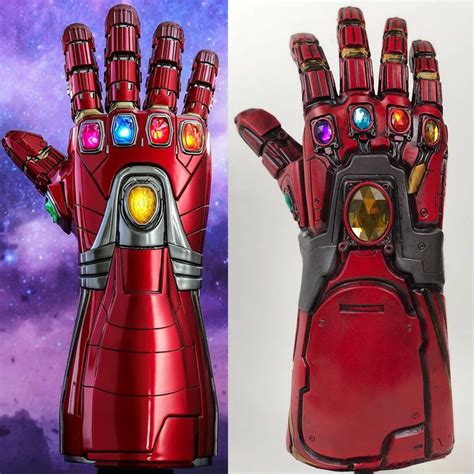 Avengers Endgame Iron Man Infinity Gauntlet Cosplay Arm Thanos Latex