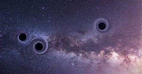 drei supermassive schwarze löcher sind dabei zu kollidieren