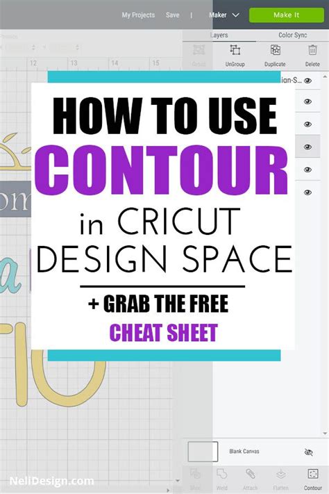 Master The Contour Function In Cricut Design Space With This Easy Trick