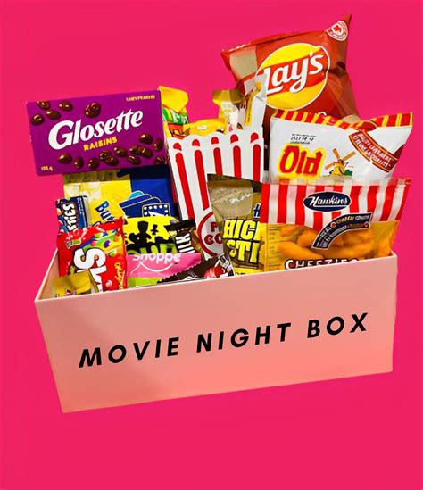 Movie Night Snack Box Slumber Party Snack Box Game Night Snack Canadian Snacks Artofit