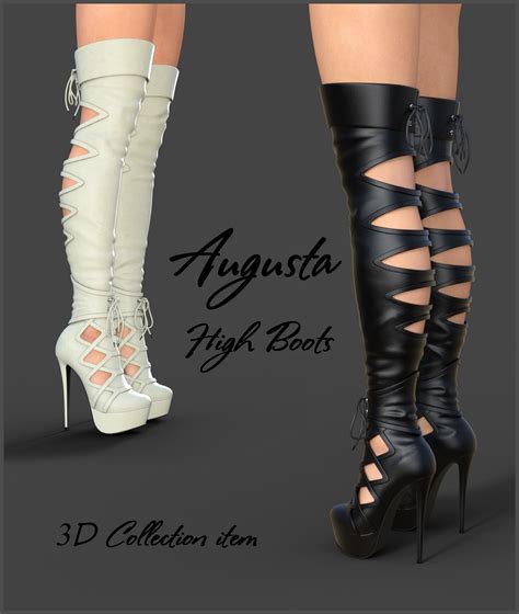 Sandra High Boots For Genesis 3 Females Daz3d下载站
