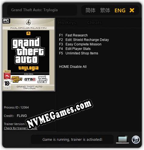 Grand Theft Auto Trylogia Cheats Trainer 5 Fling Nvmegamescom