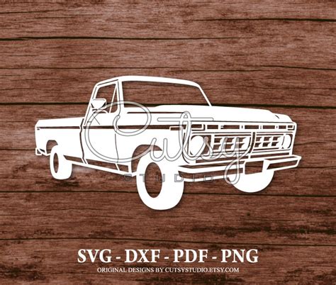 Svg Ford Pickup Truck F Silhouette Cut Files Designs Etsy Espa A