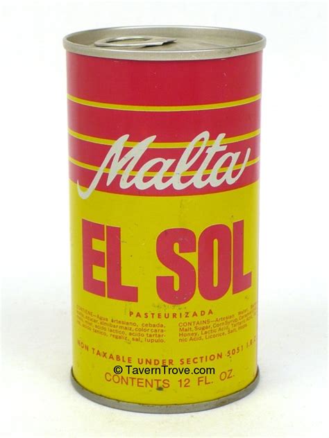 Item 1217 1968 Malta El Sol Tab Top Can T61 28