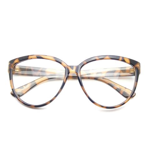 Womens Oversize Retro Nerd Clear Lens Fashion Cat Eye Geek Glasses Geek Glasses Glasses