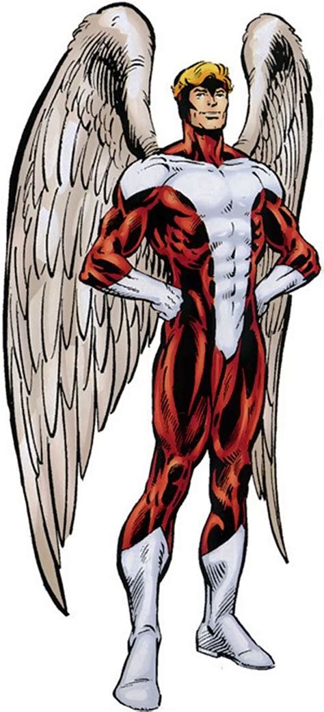 Angel X Men Marvel Comics Classic Costume Red And White Marvel Xmen Marvel Comics