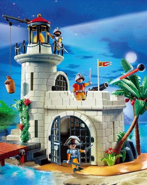 Playmobil Set 4294v1 Soldiers Fortress With Lighthouse Klickypedia