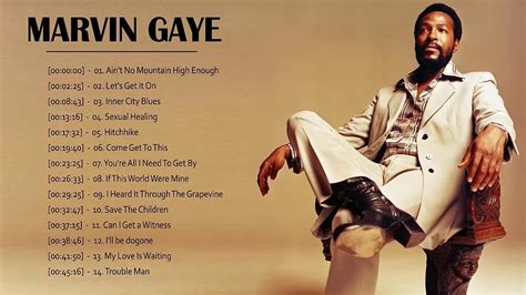 Marvin Gaye Greatest Hits Full Album Marvin Gaye Playlist Marvin Gaye Tribute Album Youtube