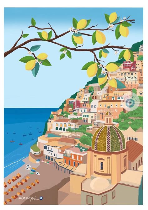 Excited To Share This Item From My Etsy Shop Positano Italy Art