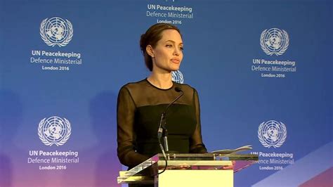 Angelina Jolie More Women Needed In Un Peacekeeping Scoop News Sky