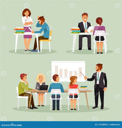 Business Situation Vector Stock Vector Illustration Of Partner 113708952