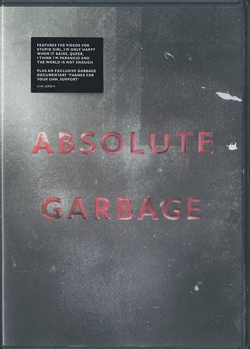 Absolute Garbage Uk Commercial Dvd A And E Records 2007 Flickr