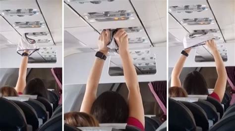 Watch Passenger Captures Video Of Woman Using Air Vents On Plane To Dry An Underwear India Today