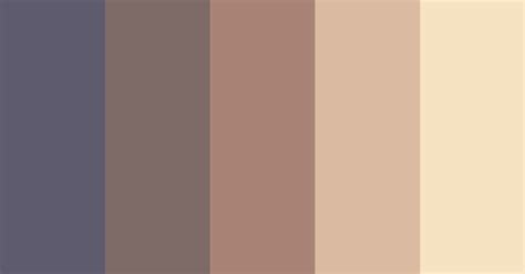 Dull Sunset Color Scheme Brown