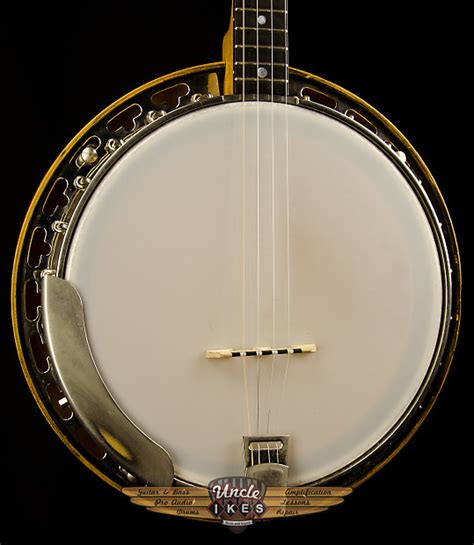 Vintage Richelieu Plectrum Banjo All Maple Model 2102 Long Reverb