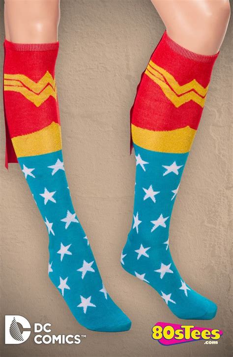 Vintage Wonder Woman Knee High Socks Womens Knee High Socks Wonder
