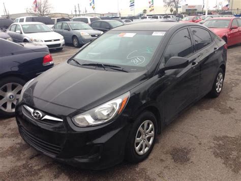 Manual transmissions are much more fun in subcompacts. 2013 HYUNDAI Accent GLS 4dr Sedan 6M for Sale in Houston ...