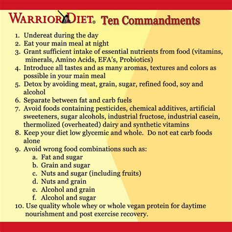 The Warrior Diet Warrior Diet Meal Plan Warrior Diet Healthy Diet Tips
