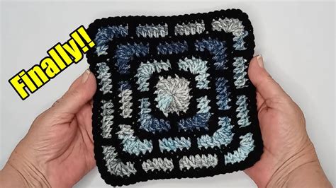 Crochet A Tutorial With Variegated Yarn Stained Glass Mosaic Granny