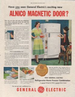 VINTAGE GENERAL ELECTRIC REFRIGERATOR YOUVE EVER SEEN PRINT AD