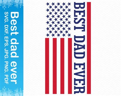 Fathers Day Svg American Flag Svg Dad Svg Usa Flag Svg Etsy India