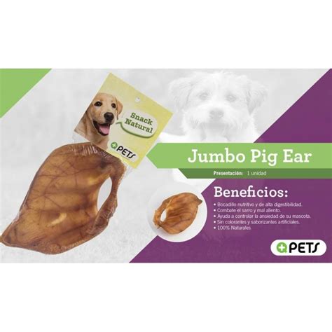 Jumbo Pig Ear Masqpets