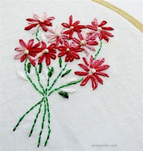 Super Easy Flower Embroidery Designs Sew Guide