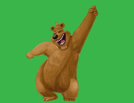 Dancing Bear Party Gif By Bill Greenhead Find Share On Giphy