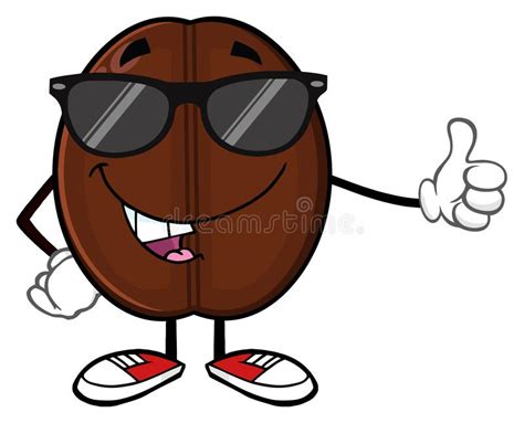 Cute Coffee Bean Cartoon Character Stock Illustrations 981 Cute